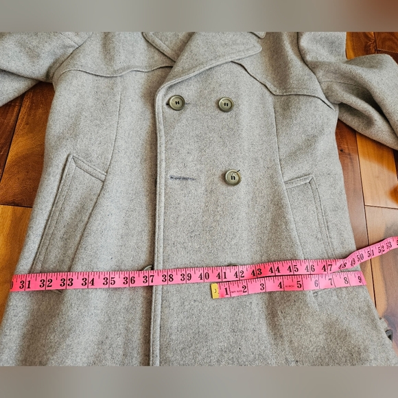 IL Classico grey wool trench jacket - Picture 12 of 16
